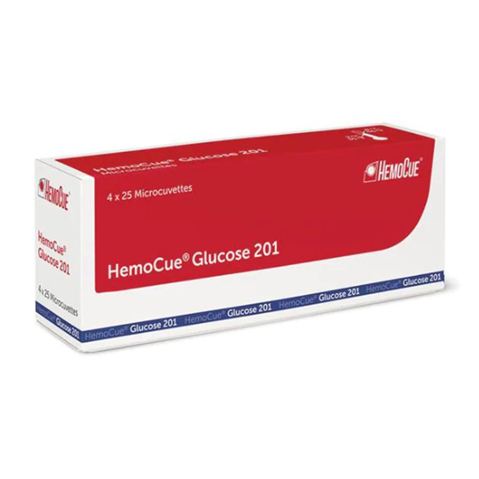 Microcuvettes General Chemistry Reagent Microcuvette HemoCue® Glucose 201 Glucose For HemoCue Glucose 201 Analyzer 50 Tests by Hemocue, Inc.  ID 110723